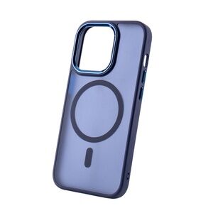 iPhone 15 Pro Case with MagSafe, Supports Magnetic Charging Shock Absorbing Blue